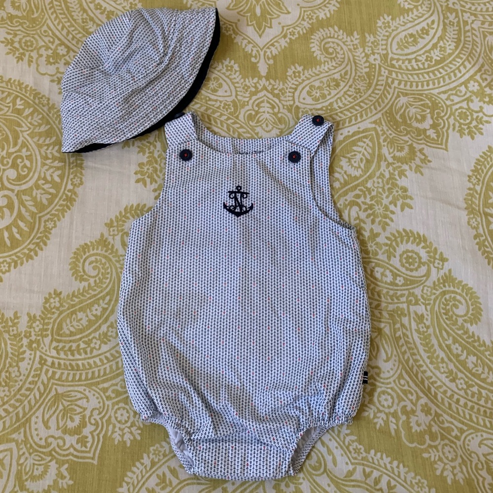 Nautica Coverall and Hat Set